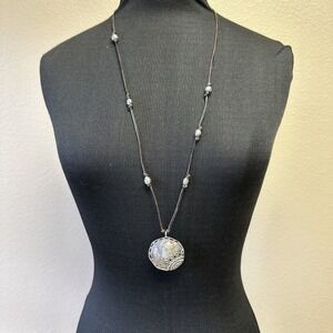 SILPADA Prince And The Pauper Genuine Leather & Sterling Silver Pendant Necklace
